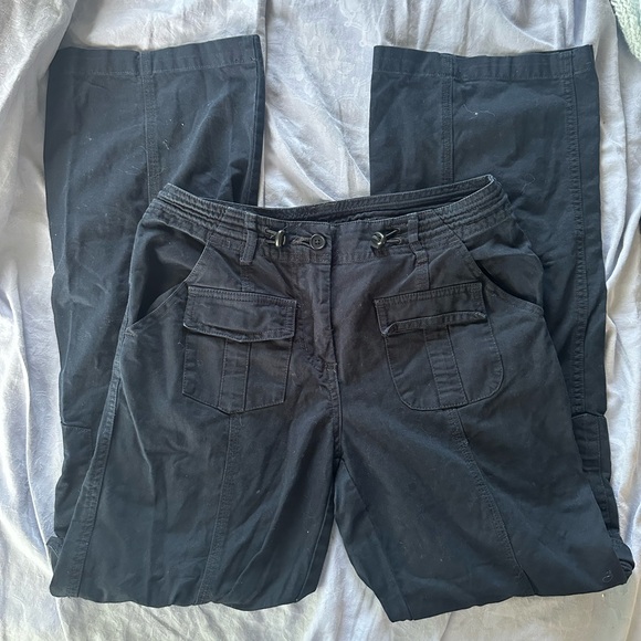 brandy melville navy kim cargo pants - Picture 2 of 2